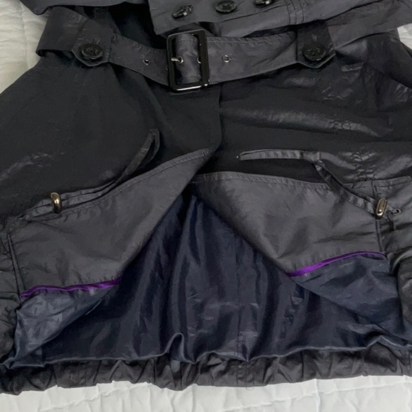 Ladies navy colour trench - Picture 5 of 6